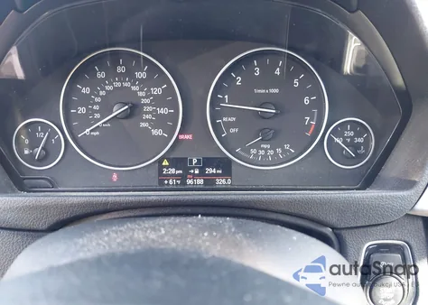 2014 BMW 320I xDrive из США, поврежденный, VIN WBA3C3C52EP661232